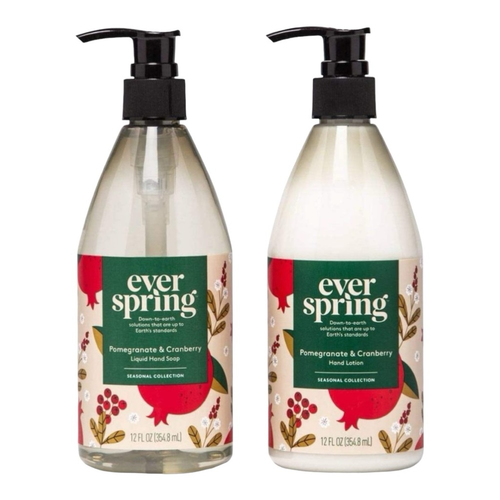 EVERSPRING HAND CARE SET POMEGRANATE & CRANBERRY - BNIB